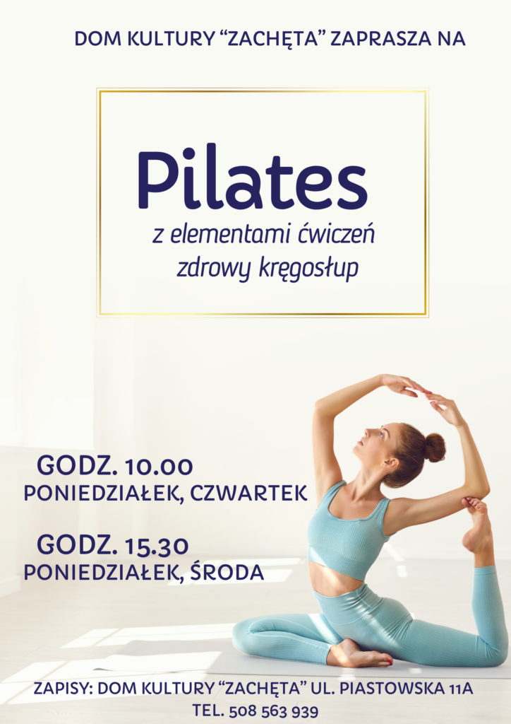 Pilates z elementami ćwiczeń zdrowy kręgosłup