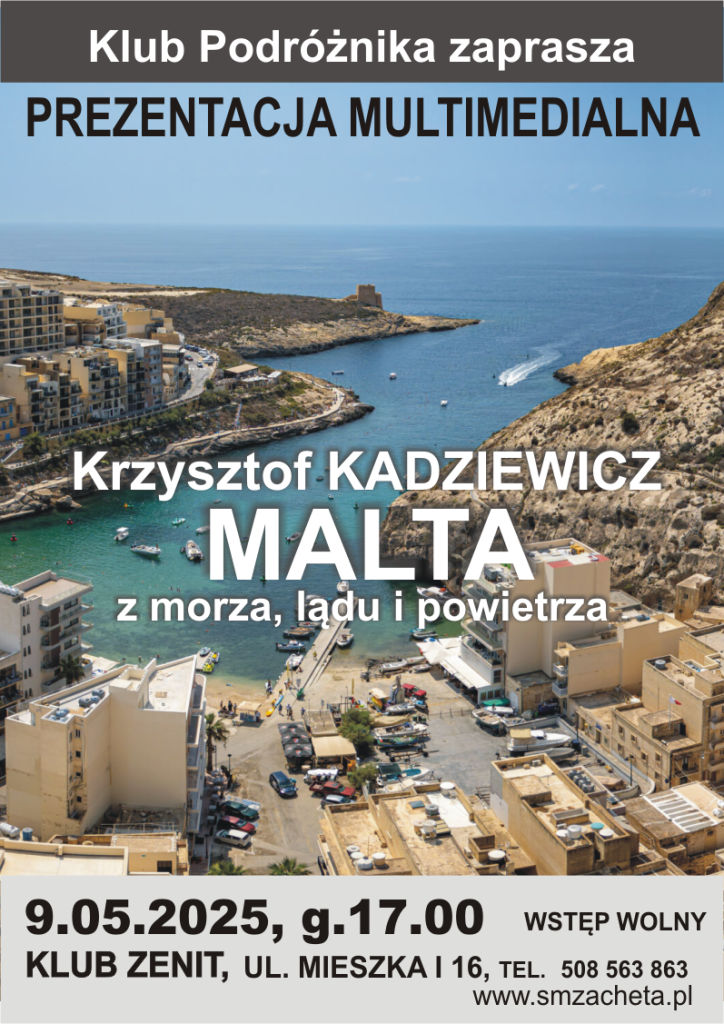 Klub Podróżnika - Malta z morza, lądu i powietrza