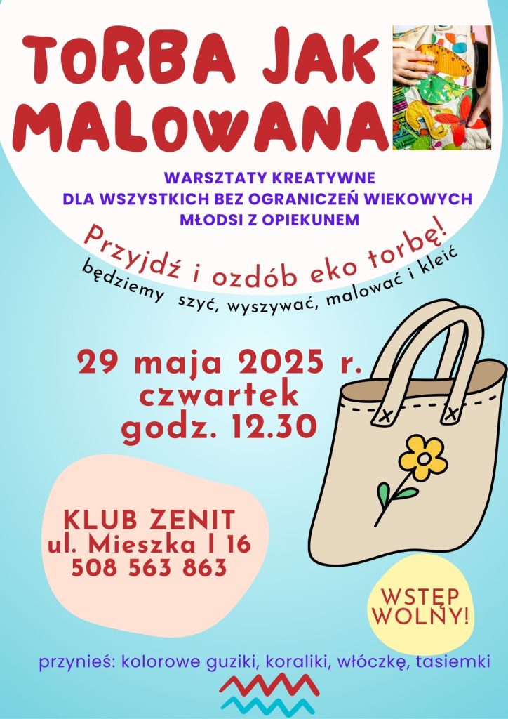 Warsztaty kreatywne - Torba jak malowana