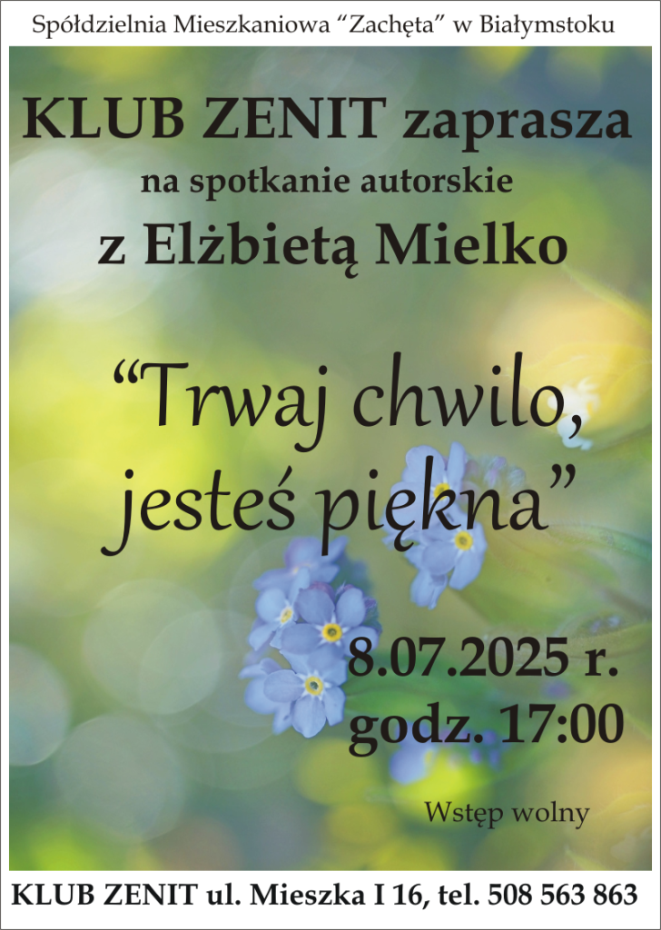 Spotkanie autorskie z Elżbietą Mielko