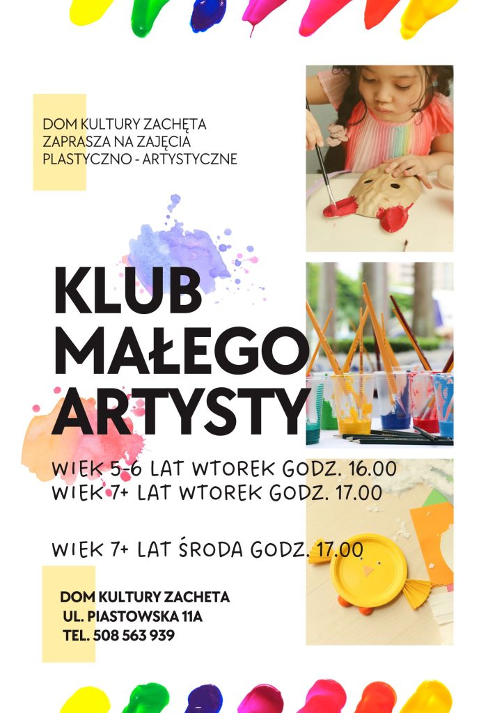 Zajęcia plastyczno-artystyczne w Domu Kultury