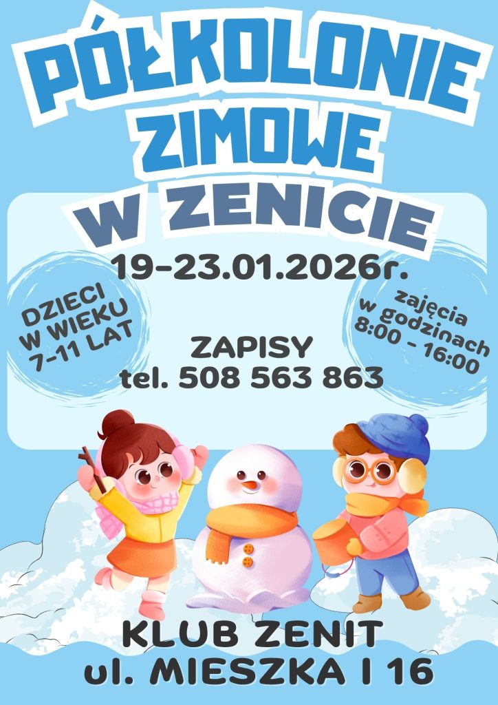 Półkolonie Zimowe w Zenicie