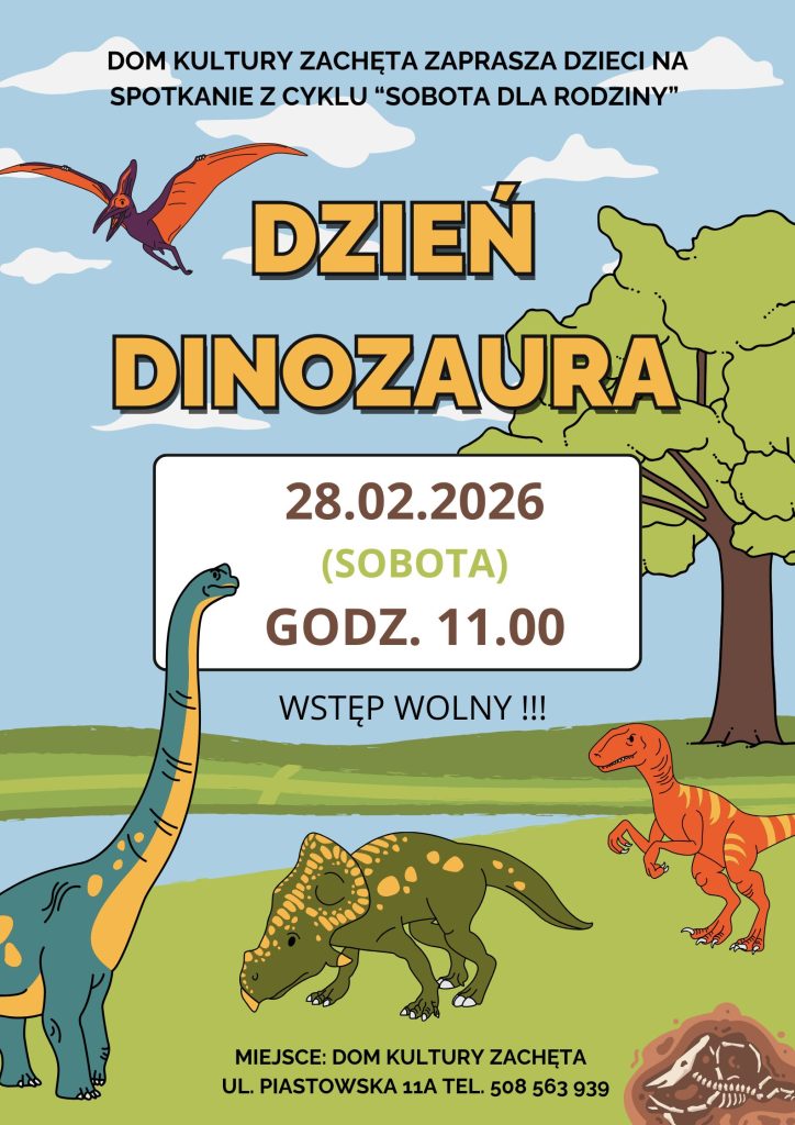 Sobota dla Rodziny - Dzień Dinozaura