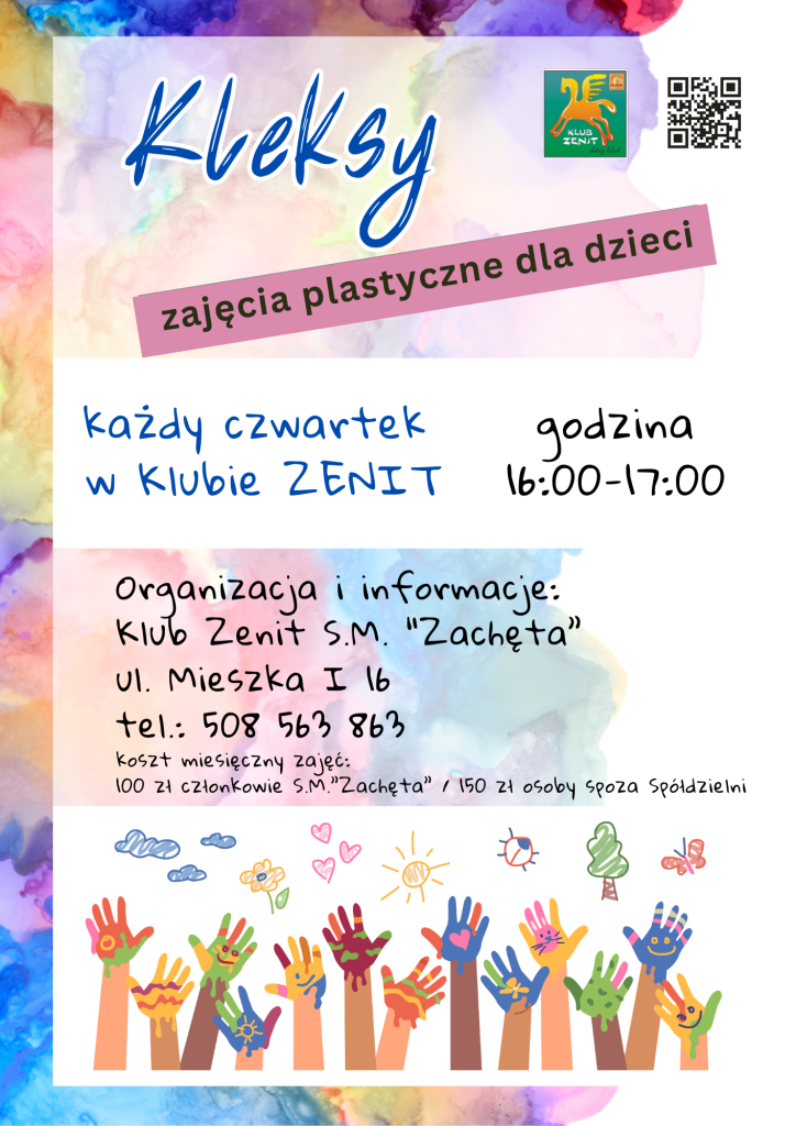 Kleksy - zajęcia plastyczne dla dzieci