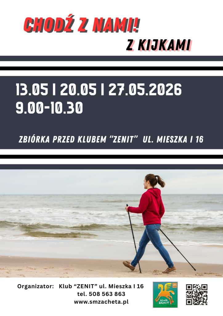 Chodź z nami z kijkami - spotkania w maju