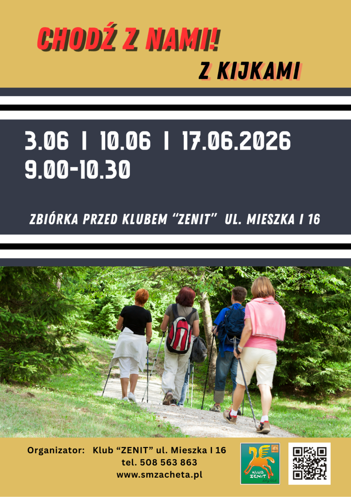 Chodź z nami z kijkami - spotkania w czerwcu