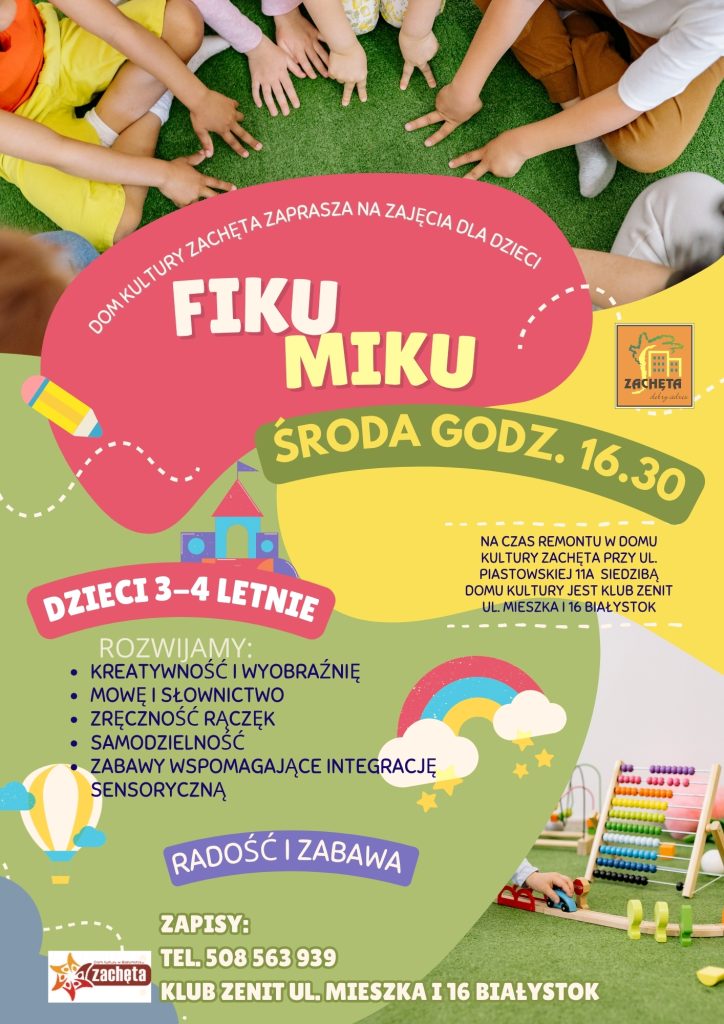 Fiku Miku - zajęcia dla dzieci