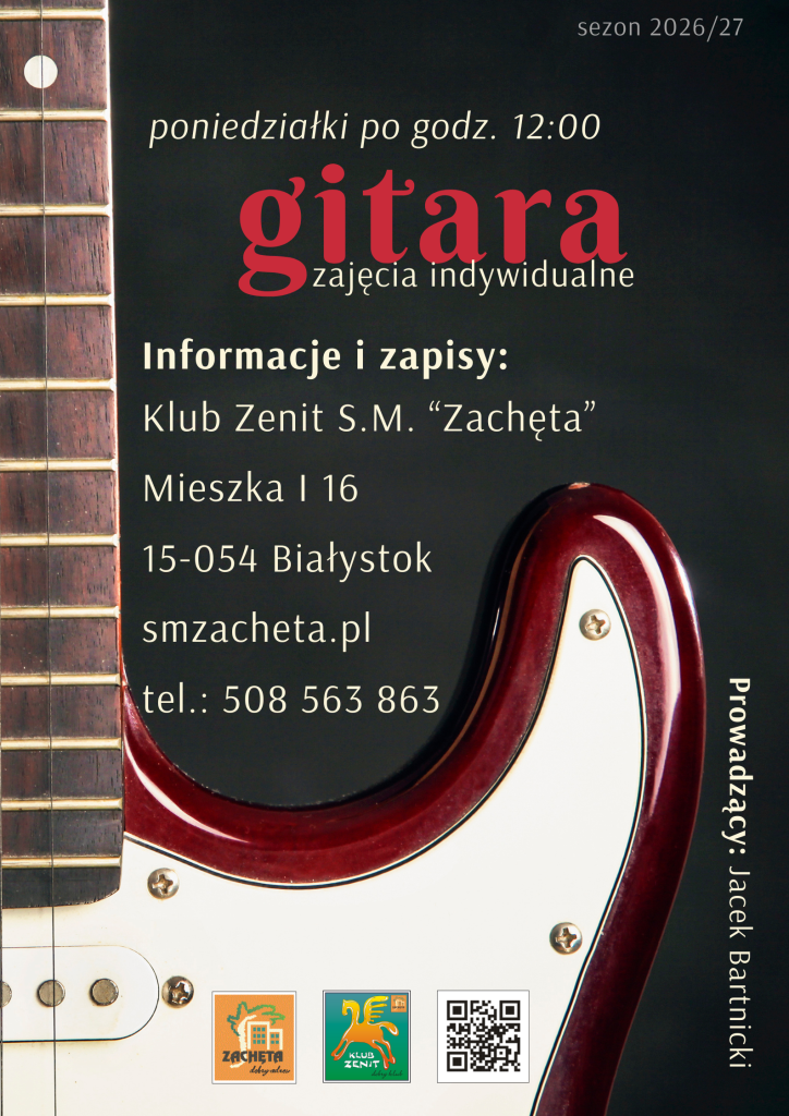 Gitara - zajęcia indywidualne