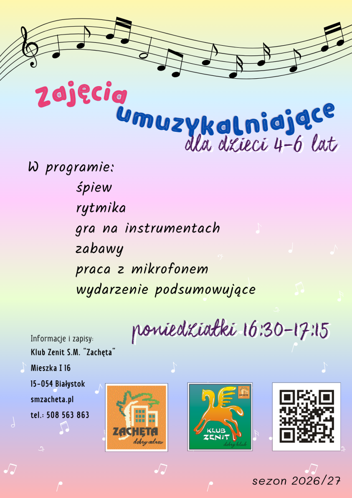 Zajęcia umuzykalniające