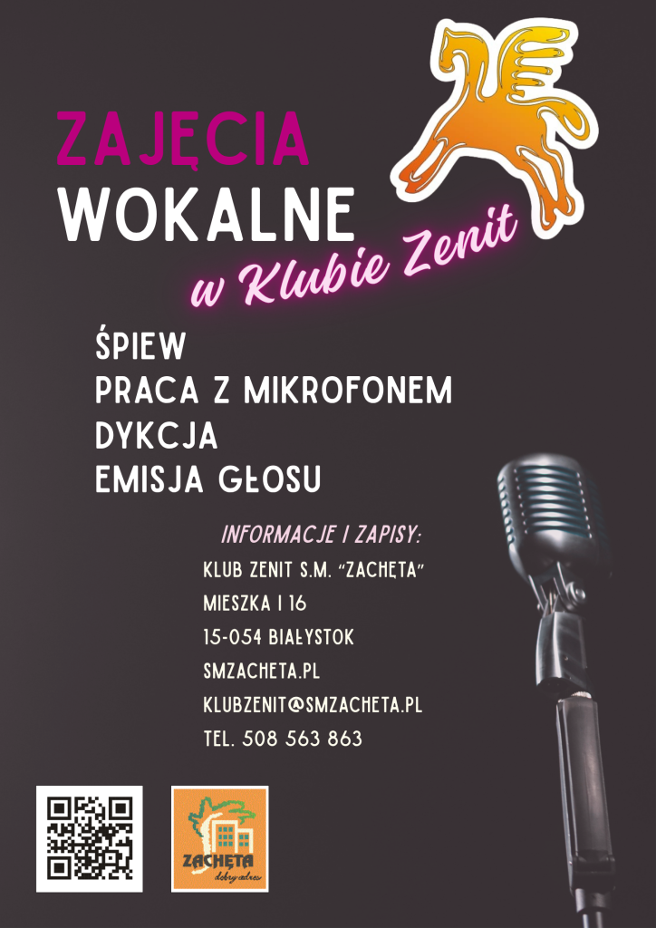 Zajęcia wokalne w Klubie Zenit